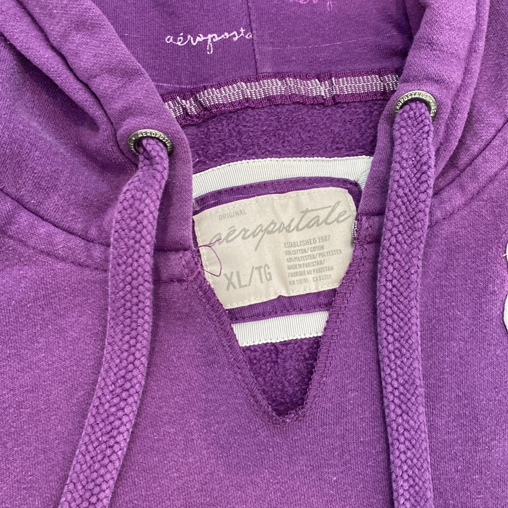 Aeropostale purple hoodie, size XL - Picture 3 of 8